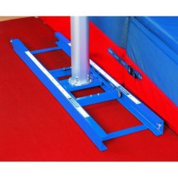 Rails classiques pour poteaux perche avec chariots a fixer - largeur 350mmla paire