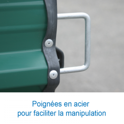 Garage sur roues fixes pour sautoir perche basic4.70 x 5.60m