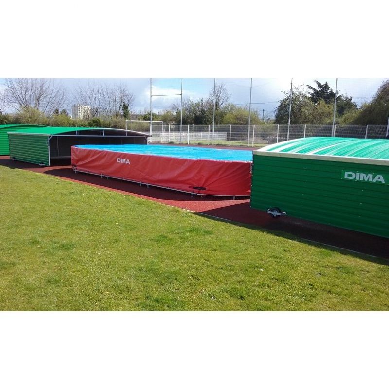 Garage sur roues fixes pour sautoir hauteur concept iii8.50 x 4.80m