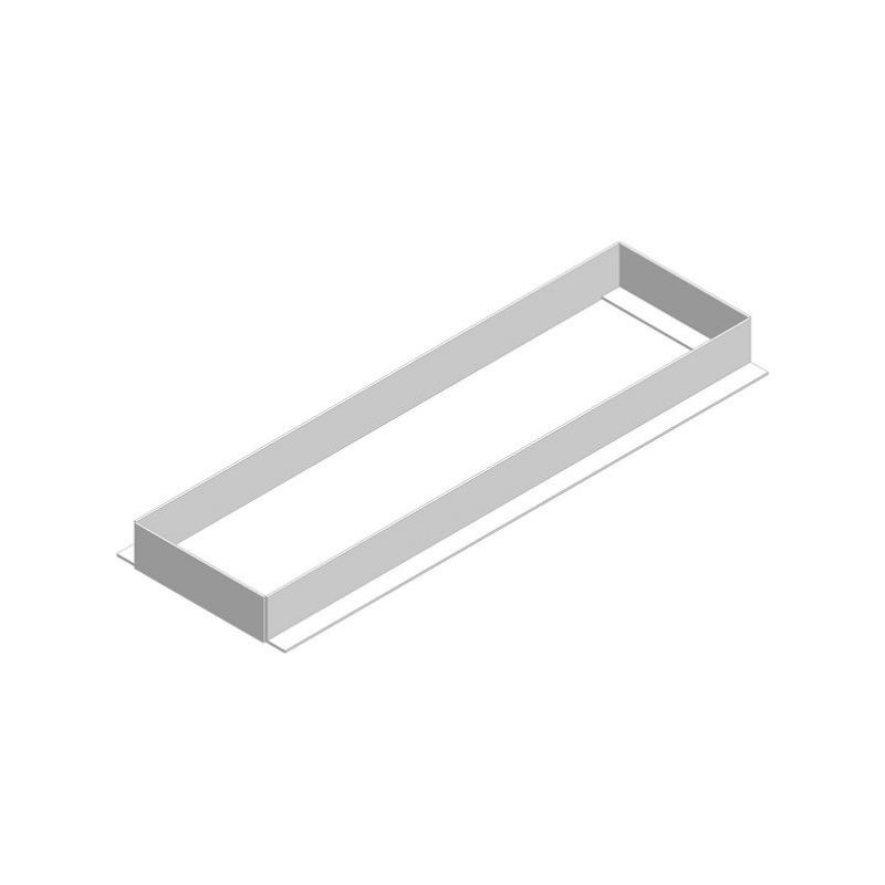 Cadre a sceller pour planche d'appel reversible