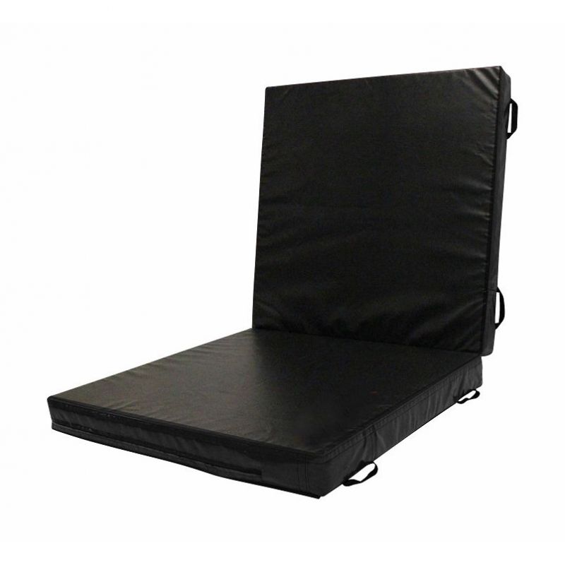 MATELAS NOIR CIRQUE/SPECTACLE REPLIABLE EN 2 PARTIES | DIMASPORT