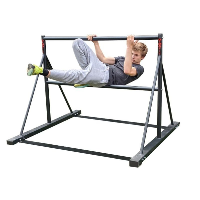 DOUBLE BARRES FENÊTRE PARKOUR AVEC TIRANTS - 1M25 | DIMASPORT