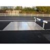 Recouvrement aluminium pour fosse de steeple(profondeur 50 a 70 cm)