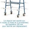 Chariot pour planchettes a plasticine