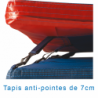 Matelas perche double entree international up & down monohousse 11.00 x 6.00 x 0.80/0.40m