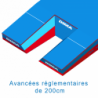 Matelas perche federal monohousse 7.50 x 5.50 x 0.80/0.50m