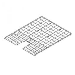 Caillebotis galvanise pour sautoir perche basic4.25x5.00x0.10m