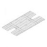 Caillebotis galvanise pour sautoir perche basic4.25x5.00x0.10m