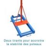 Poteaux perche basicla paire