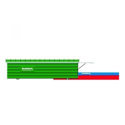 Garage sur roues fixes pour sautoir hauteur eps5.00 x 3.20m