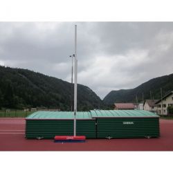Garage sur roues fixes pour sautoir perche club 6.80 x 5.60m