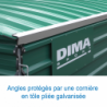 Garage pour rangement perches a poser 5.40x0.70x1.10m