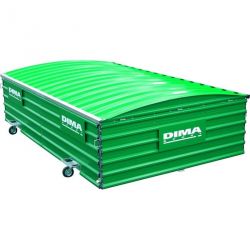 Garage sur roues fixes pour sautoir hauteur club5.70 x 3.60 m