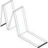 CHEMIN DE GYMNASTIQUE BICOLORE BORDS ROUGES ASSOCIATIF VELCRO EN BOUT