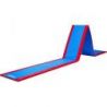 CHEMIN DE GYMNASTIQUE BICOLORE BORDS ROUGES ASSOCIATIF VELCRO EN BOUT