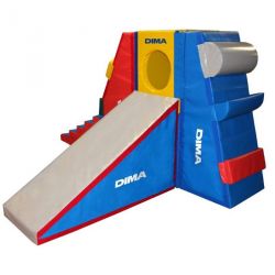 PARCOURS DE MOTRICITÉ ESCALADE EN MOUSSE GYM KID - DIMASPORT