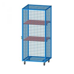 ARMOIRE RANGEMENT GRILLAGÉE MATÉRIEL MOBILE 120X70X183CM - DIMASPORT