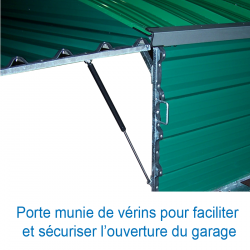 Garage sur roues fixes pour sautoir perche meeting7.85 x 5.60m