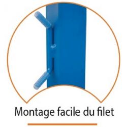 Poteaux badminton club 52kgla paire