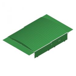 Garage sur roues fixes pour sautoir perche reversible7.80 x 5.60m