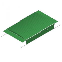 Garage sur roues fixes pour sautoir perche reversible7.80 x 5.60m