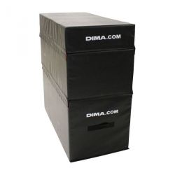 PLINTH DE GYMNASTIQUE 2 ÉTAGES DIMA.COM 120X60X100CM - DIMASPORT