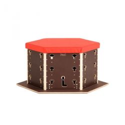 PROTECTION CUIR BOXES PARKOUR HEXAGONALE 