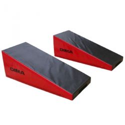  RED AND BLACK TWO-PART FOAM RECTANGLE MODULE - DIMASPORT