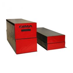 MODULE EN MOUSSE NOIR ET ROUGE  PLINTH 3 OU 4 ETAGES - DIMASPORT