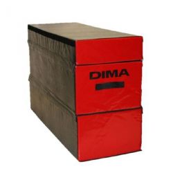 BLACK AND RED LEVEL PLATFORM FOAM MODULE 3 OR 4 STAGES - DIMASPORT