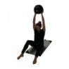 TAPIS SPORT / FITNESS REPLIABLE COINS RENFORCÉS 100X50X3CM - DIMASPORT