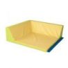 Tapis dossier d'angle quietude 96 x 96 x 30 cm