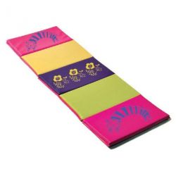 Surface d'evolution repliableserigraphiee multicolore 250 x 100 x 4 cm