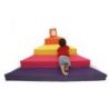 ESTRADE EN MOUSSE AMÉNAGEMENT ESPACE ENFANT 140X140X60CM | DIMAKID