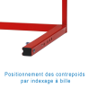 Haie internationale peinte