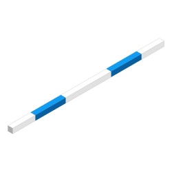 Poutre bois de remplacement pour haie de steeple 4m