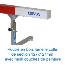 Poutre bois de remplacement pour haie de steeple 4m