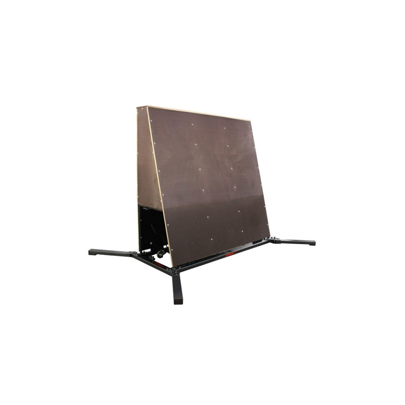 Mur transportable pour le parkour