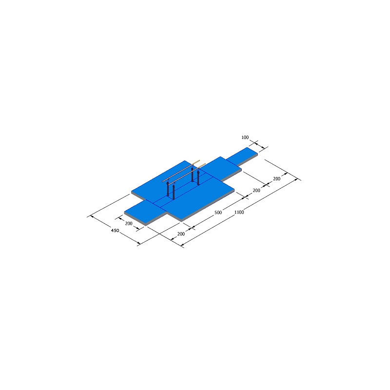 ENSEMBLE DE TAPIS DE COMPÉTITIONBARRES PARALLELES