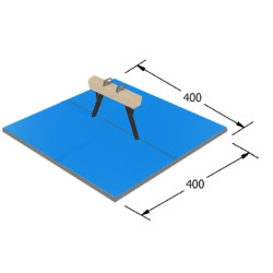 ENSEMBLE TAPIS DE RECEPTION FIG POUR CHEVAL D'ARCON16M2