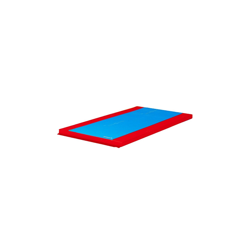 Tapis de gymnastique eps bicolore solidaire en bout