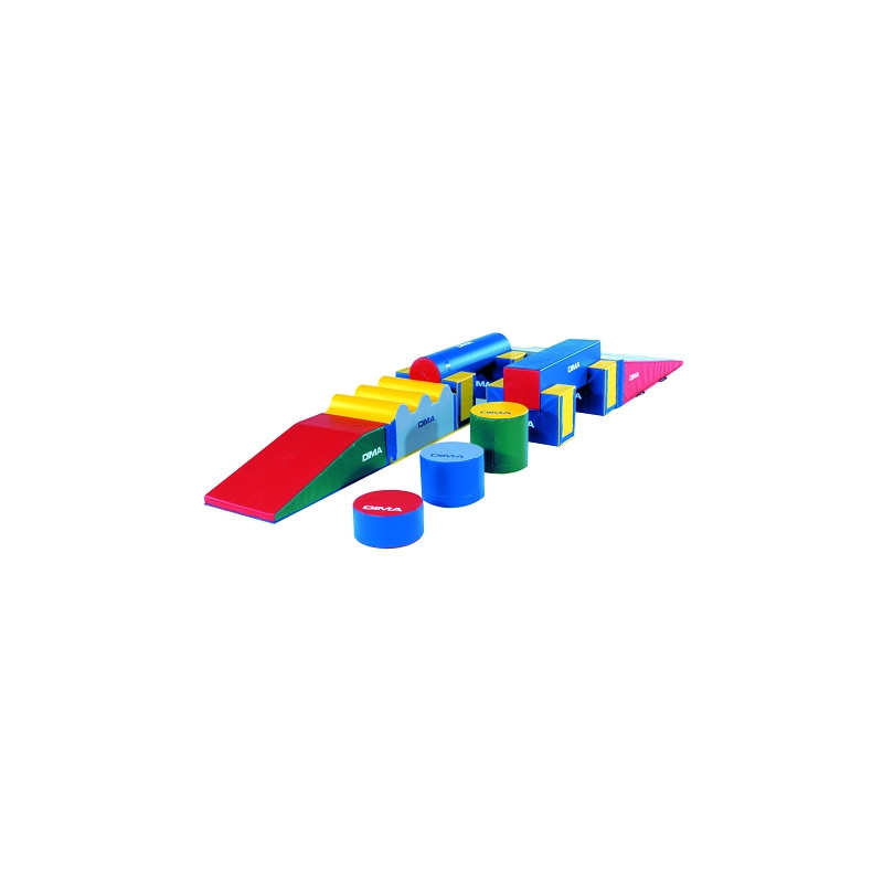 PARCOURS DE MOTRICITÉ - ENFANT 3-8 ANS -12 MODULES EN MOUSSE |DIMAKID