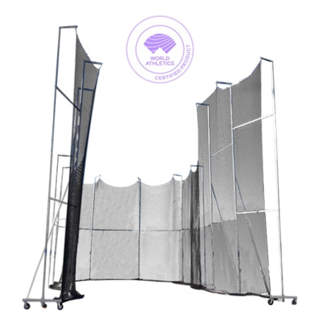 WORLD ATHLETICS CERTIFIED HAMMER CAGE WITH GROUND SLEEVES | DIMASPORT