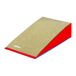 TREMPLIN DYNAMIQUE DE GYMNASTIQUE EN MOUSSE 100X65X25CM | DIMASPORT