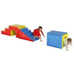 PARCOURS DE MOTRICITÉ MOUSSE POUR ENFANT 3/6 ANS ESCATUNNEL - DIMAKID