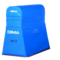 MAXI CHEVAL DE SAUT EN MOUSSE DE GYMNASTIQUE 150x80x140cm - DIMASPORT