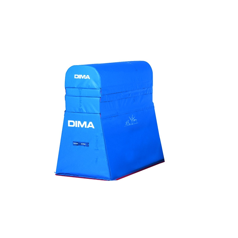 MAXI GYMNASTIC FOAM VAULTING HORSE 150x80x140cm - DIMASPORT