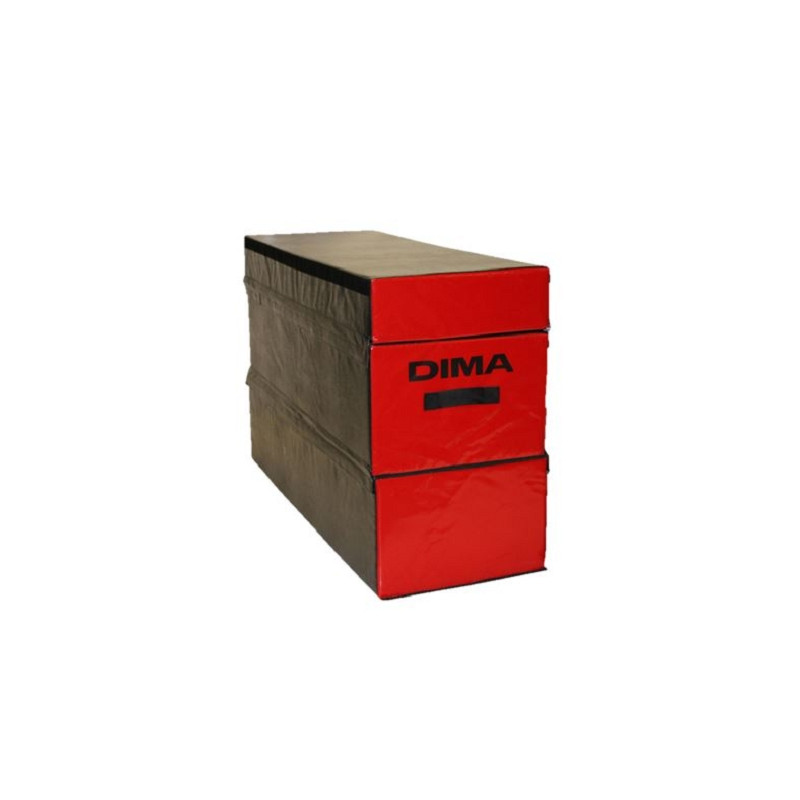 MODULE EN MOUSSE NOIR ET ROUGE  PLINTH 3 OU 4 ETAGES - DIMASPORT