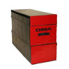MODULE EN MOUSSE NOIR ET ROUGE  PLINTH 3 OU 4 ETAGES - DIMASPORT