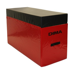 MAXI PLINTH DE GYMNASTIQUE 2 ÉTAGES 170X70X100CM - DIMASPORT